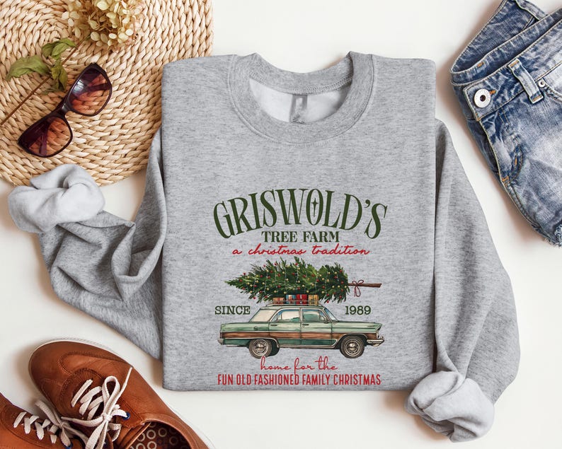 Christmas Sweatshirt Celebrate Grisworld's Christmas Vacation Christmas Sweatshirt Celebrate Grisworld's Christmas Vacation